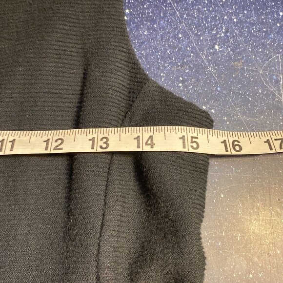 Madewell Textured & Thread Ribbed Jumpsuit Black Sleeveless Pockets Wms Sz S - Picture 7 of 16